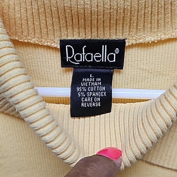 Rafaella Sweater Top Sleeveless Sz L - Picture 2 of 6